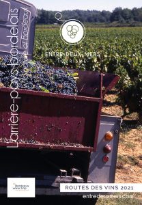 ENTRE-DEUX-MERS TOURISME CARTE "ROUTES DES VINS" 2021