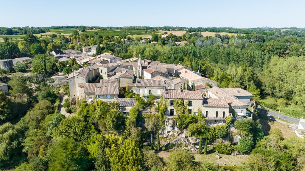 Castelmoron d'albret plus petit village de France Gironde
