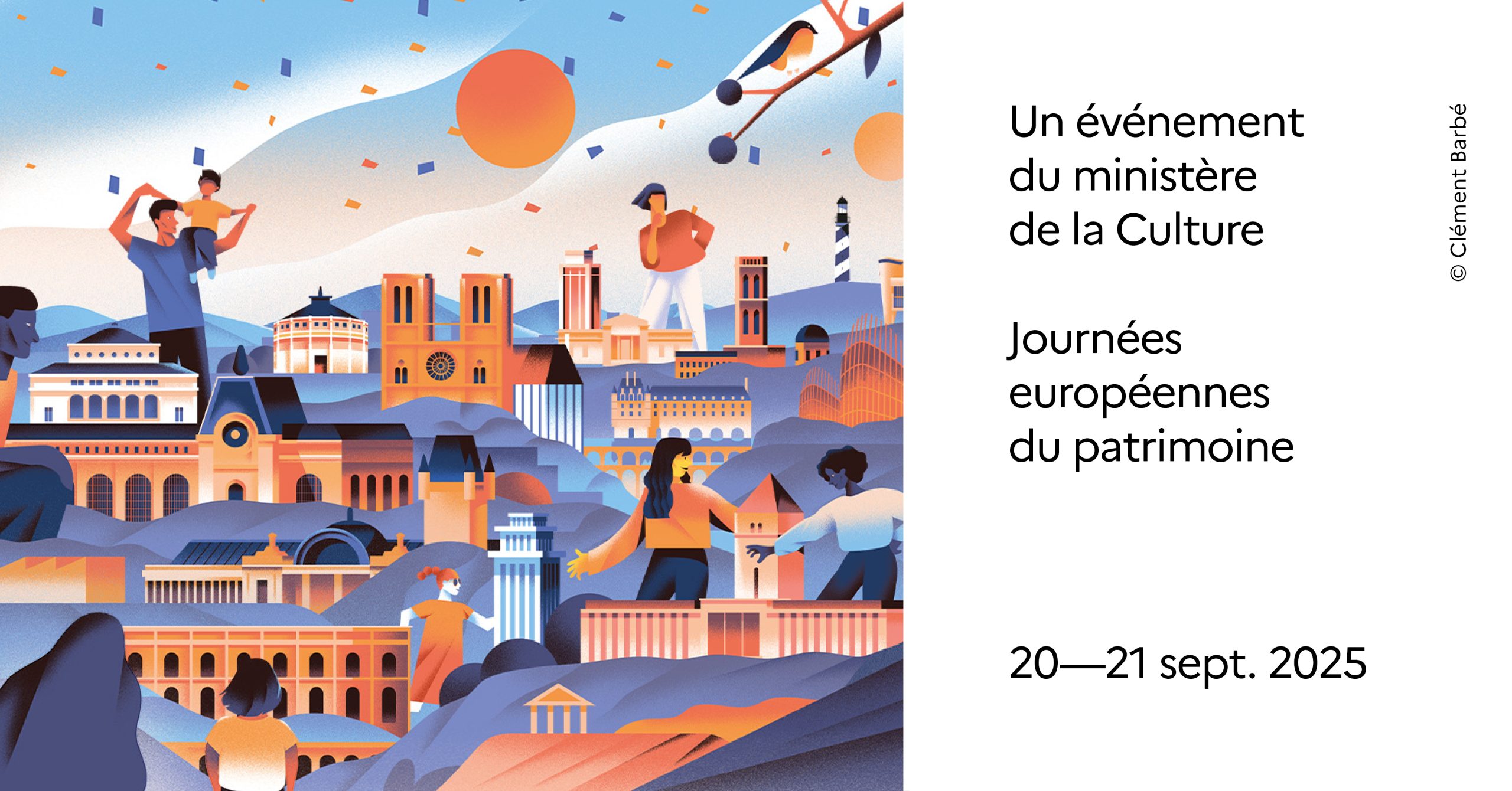 affiche journées du patrimoine 2025